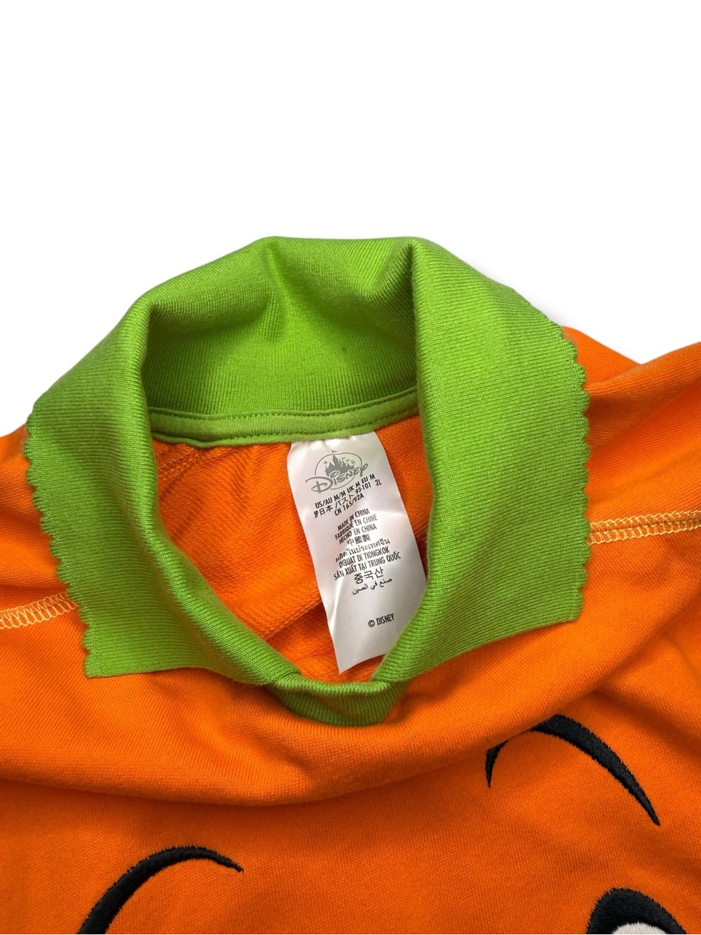Disney Orange Bird Embroidered Long Sleeve Collar Shirt NWT Medium - Picture 4 of 5